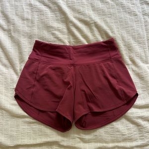 Lululemon Speed Up Mid Rise 4” Shorts